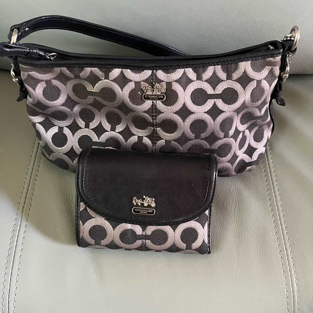 Coach Handbag  Matching Coach Wallet